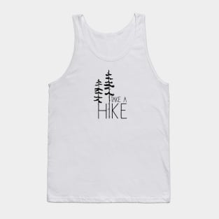 Take A Hike, black Tank Top